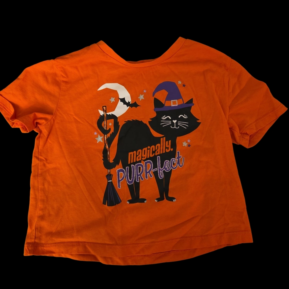 Halloween Graphic T-Shirts - Black and Orange Size S And L - Picture 5 of 7
